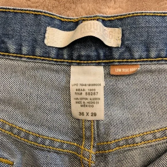 Route 66 Low Rise Boot Cut Cotton Jeans - 36x29 - Picture 6 of 6